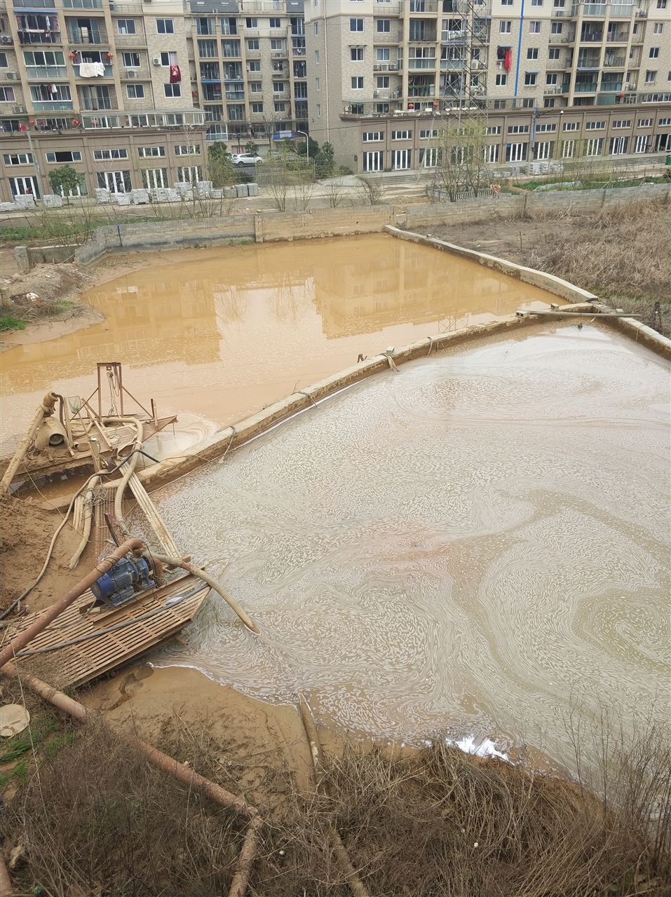 会同沉淀池淤泥清理-厂区废水池淤泥清淤